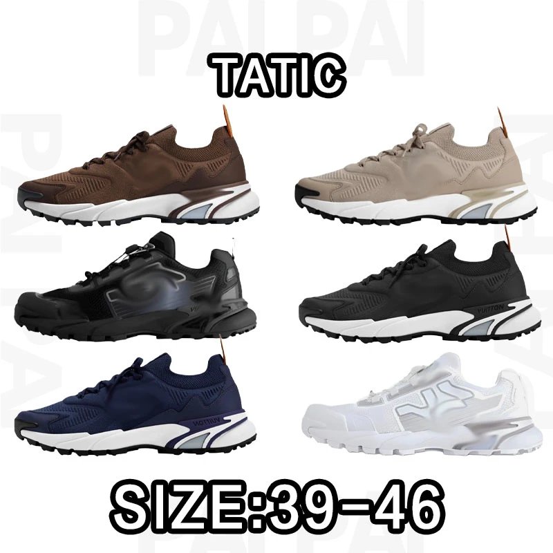 Tatic Black Low Top Sneakers
