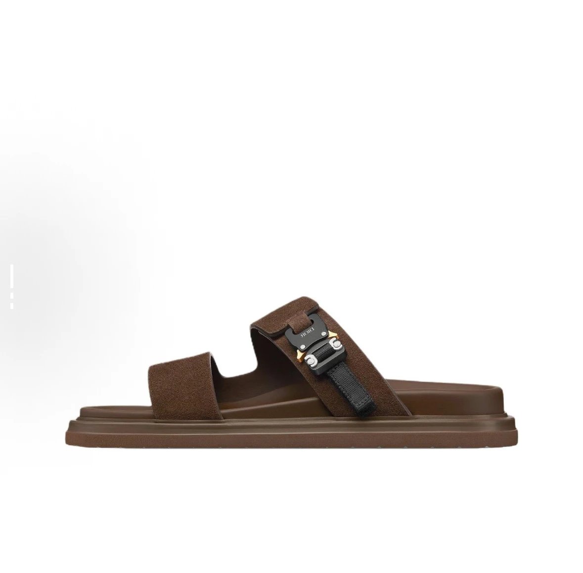 White leather half-slipper SKU image