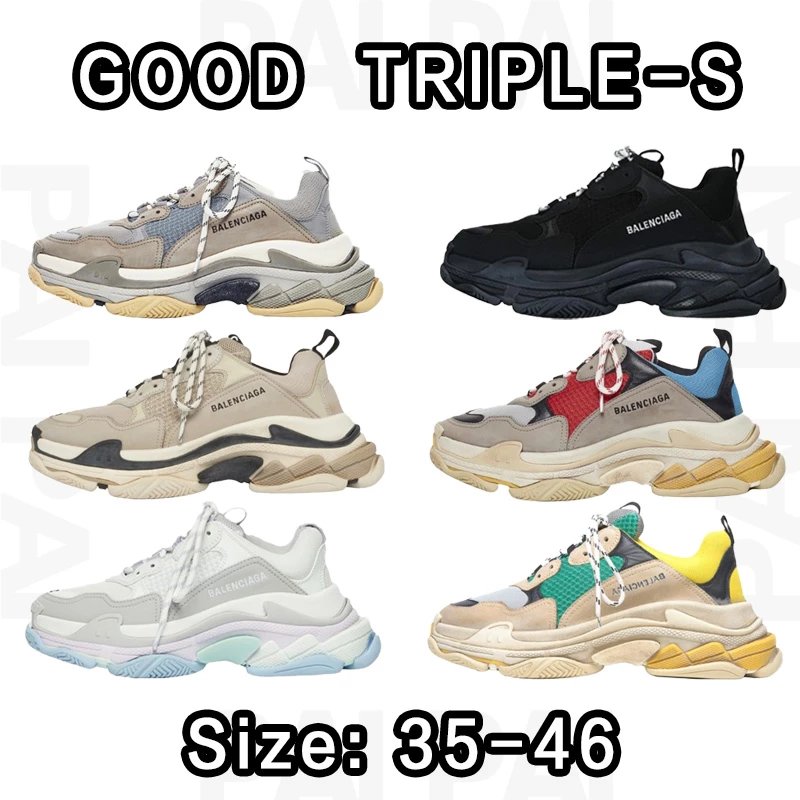 GOOD BATCH Triple S BCG SIZE: 35-46