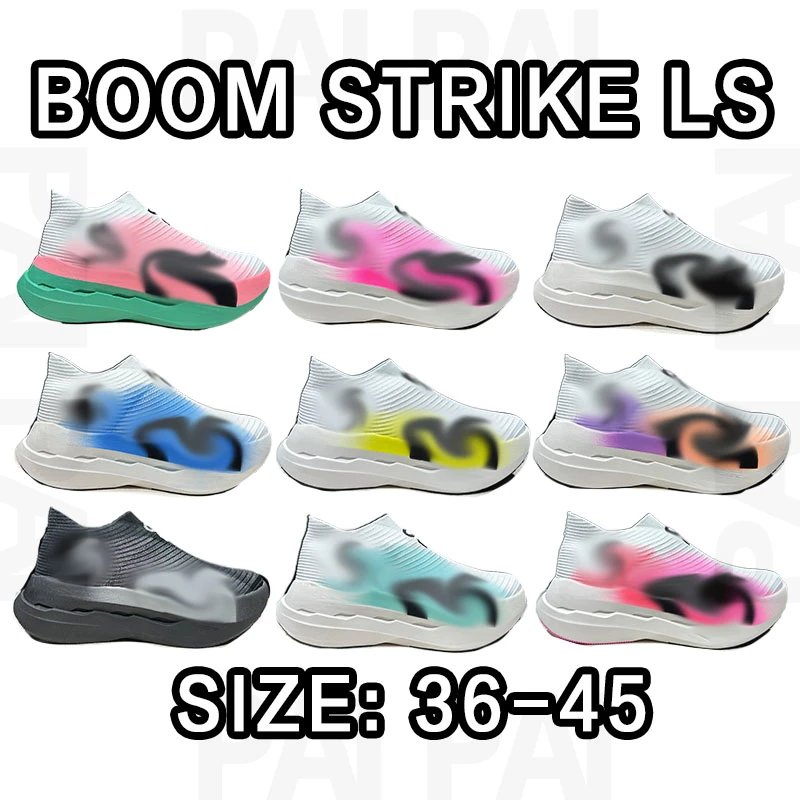 Boom Strike LS White Sneakers