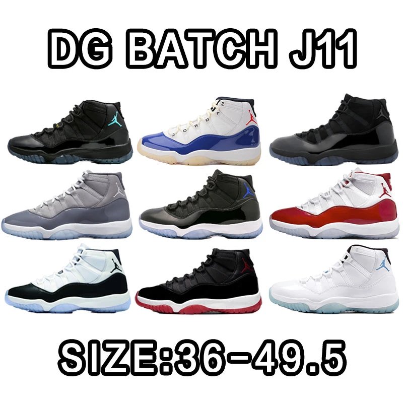 DG Batch J11 Sneakers in Various Colors, Size 36-49.5