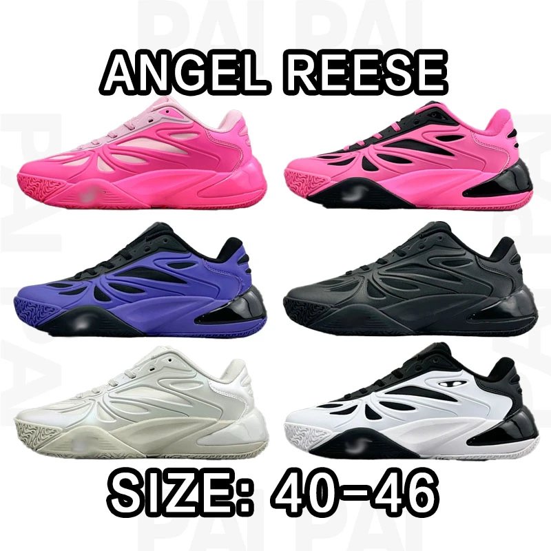 Angel Reese Pink Low Top Sneakers