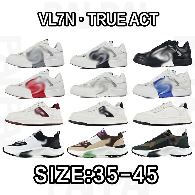 VL7N True Act White Sneakers