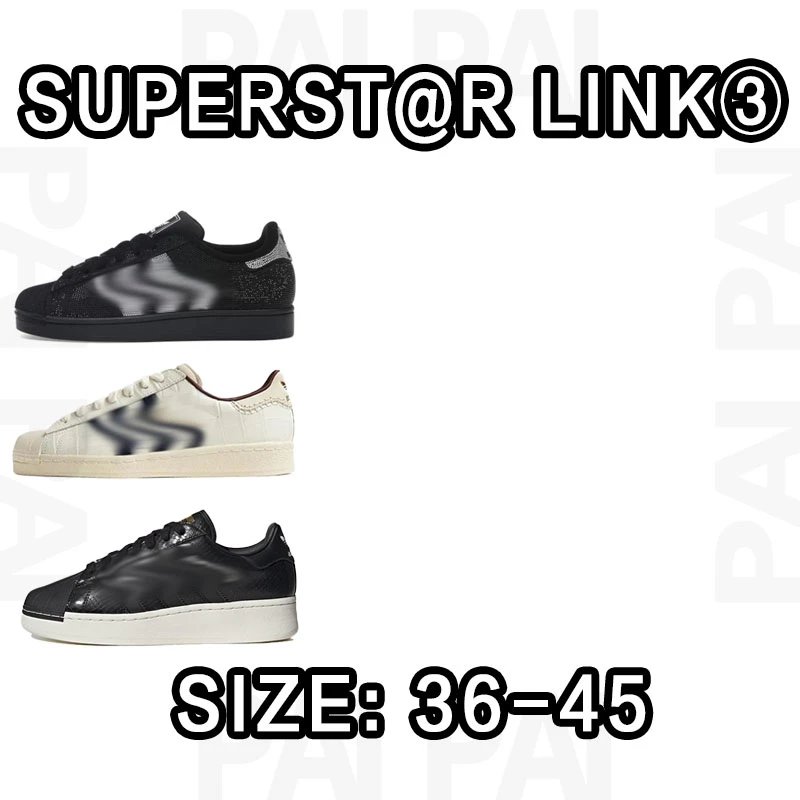 Superstar Link 3 Black Sneakers