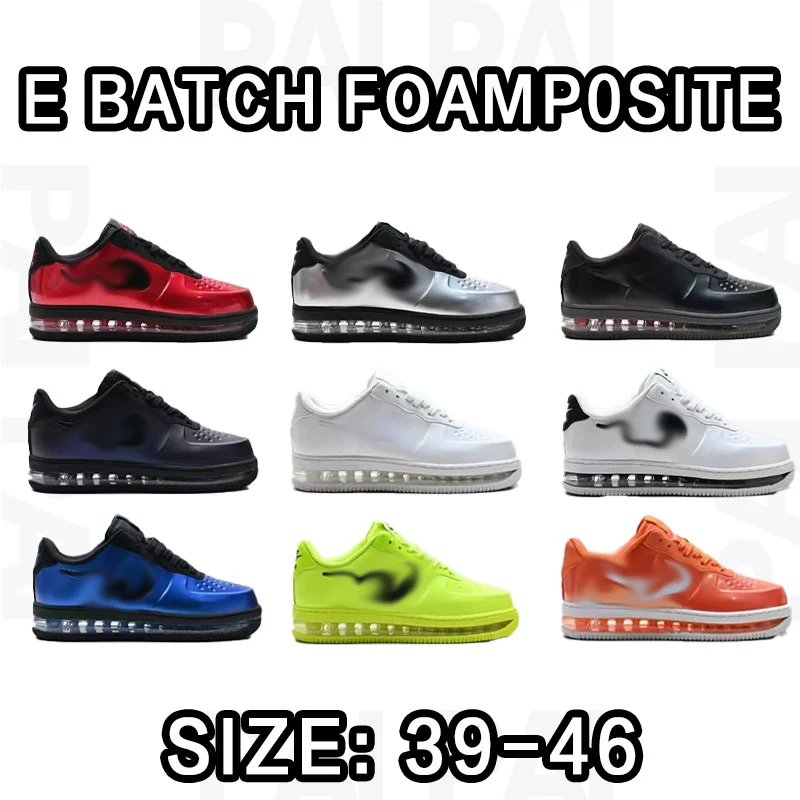 E Batch Foampost Low Top Sneakers in Various Colors