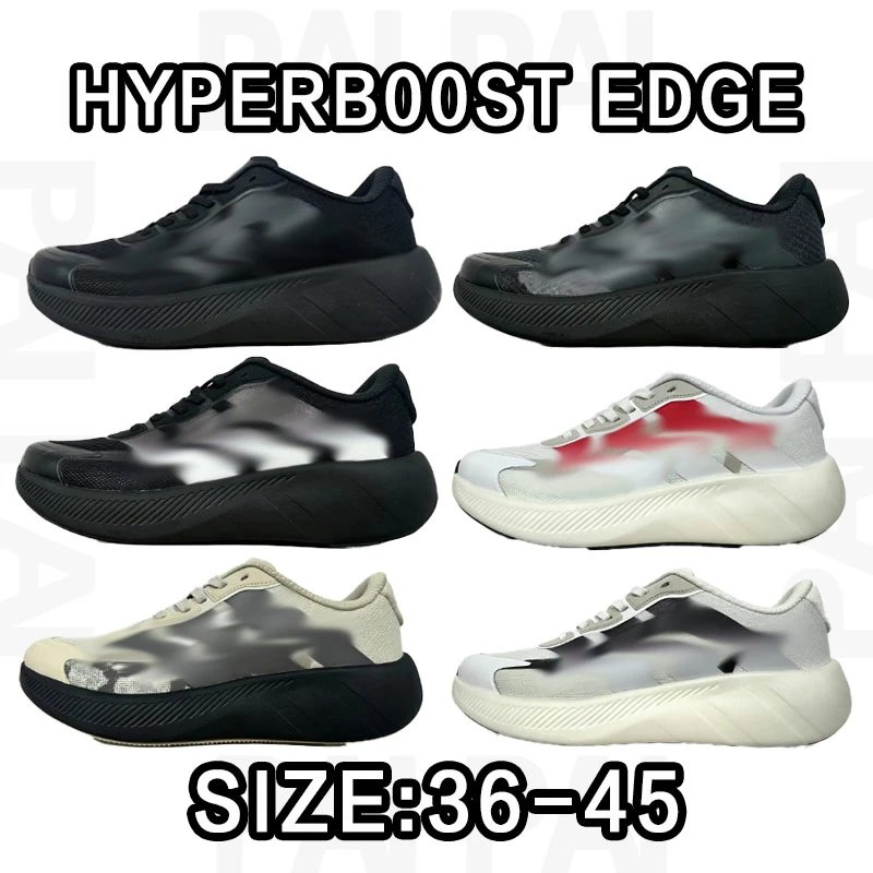 Adidas Black Hyperboost Edge Sneakers