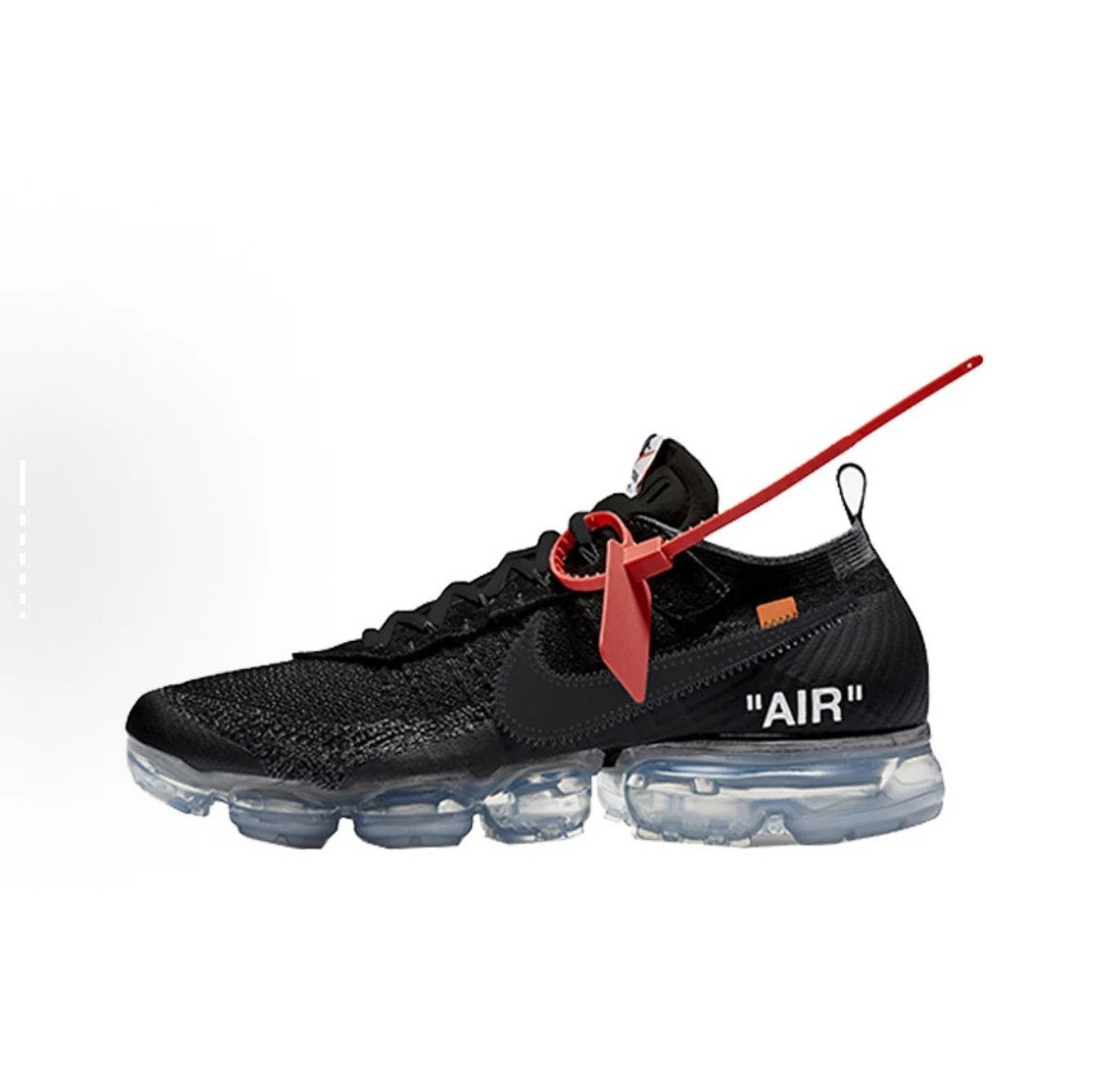 vapormax Black with a transparent base SKU image