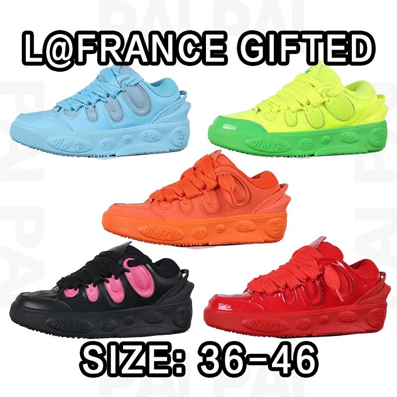 L@France Gifted Colorful Low-Top Sneakers