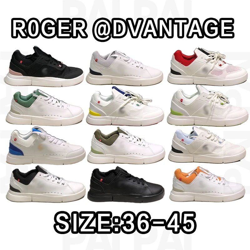 Roger DVantage White Low Top Sneakers