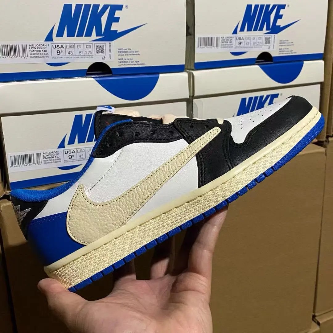 Air Jordan 1 Travis Scott Low Fragment (Lightning) DM7866-140 (GS Available)