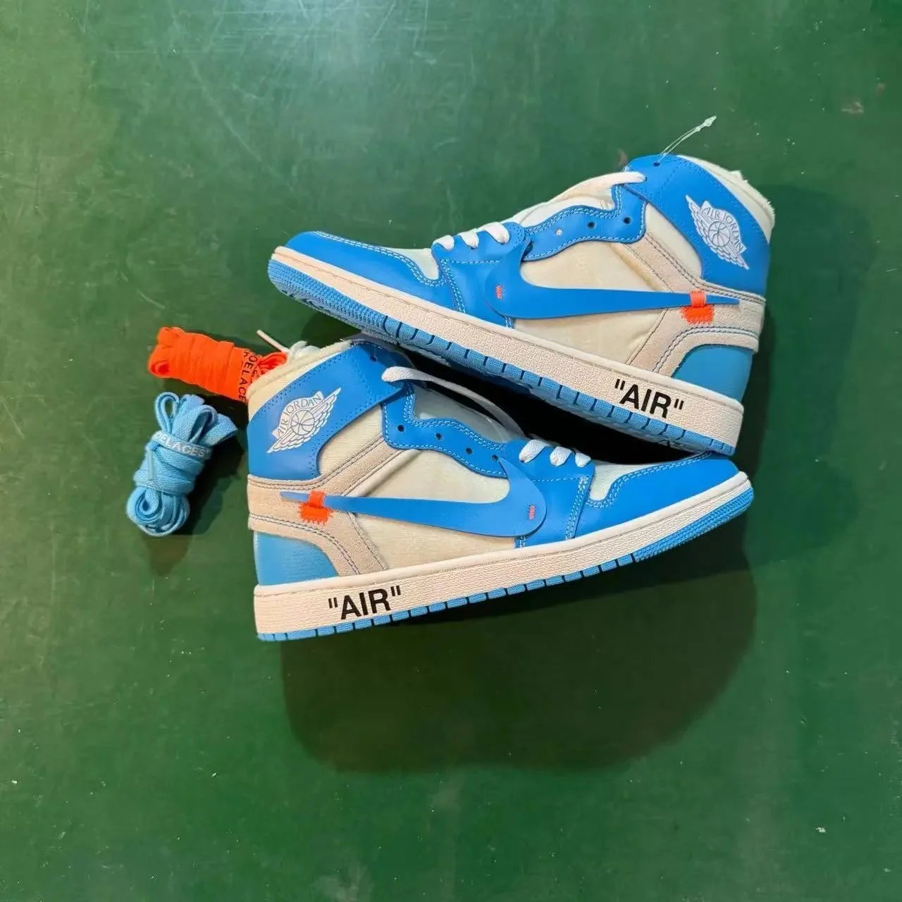 AJ1 OW University Blue