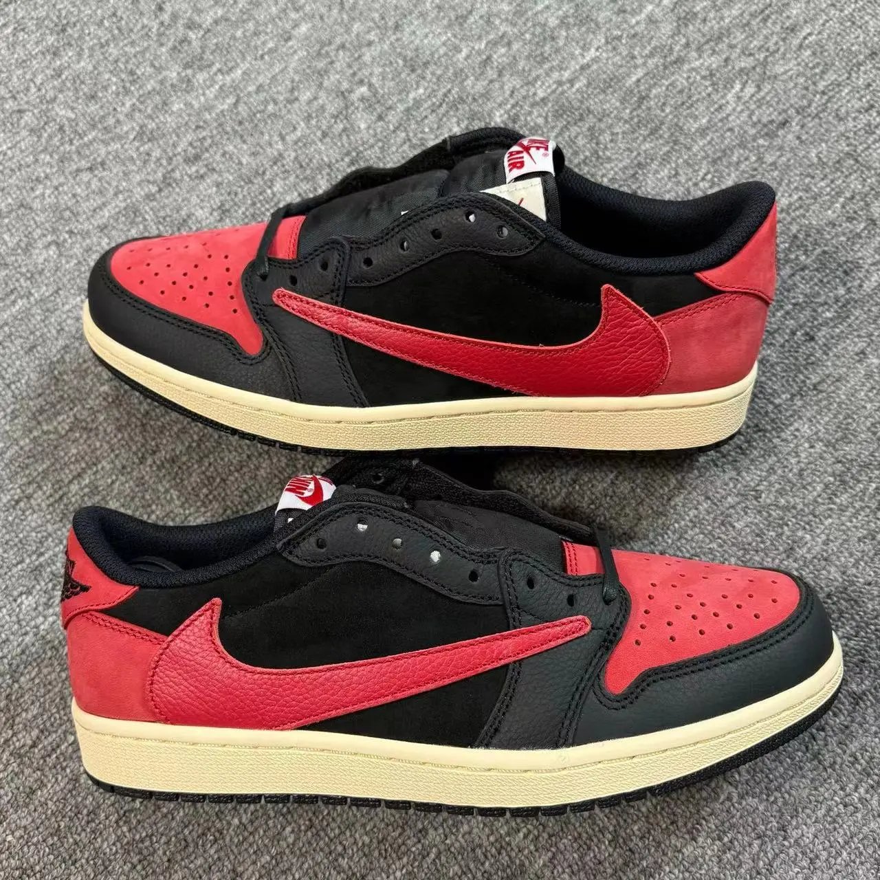 black and red