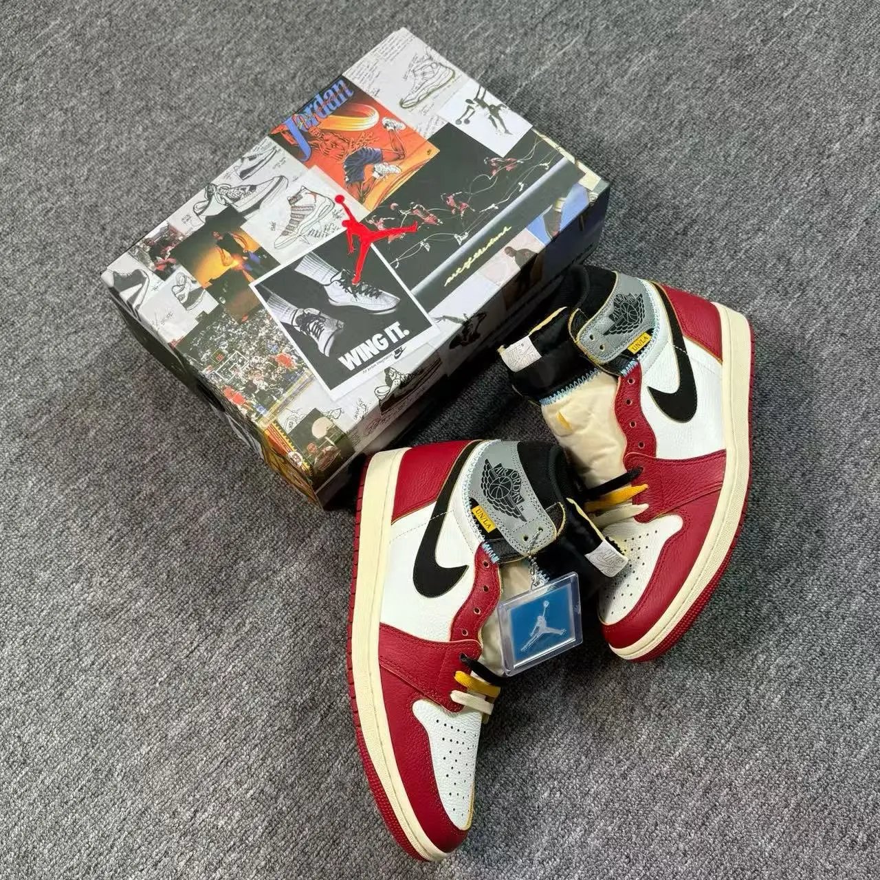 Air Jordan 1 Union LA White/Red/Grey HV8563-600