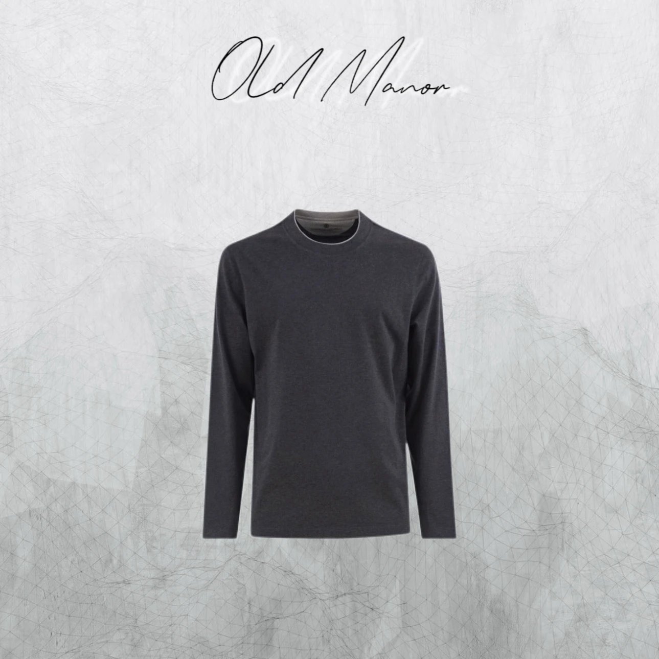Old Manor BC cotton dark gray long sleeved base