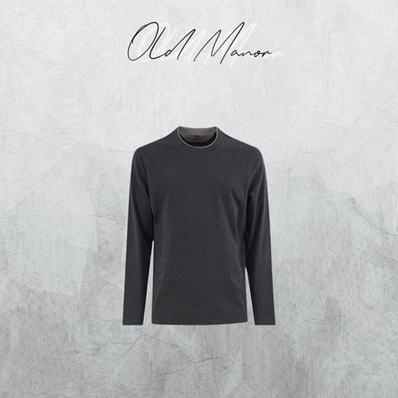 Old Manor BC cotton dark gray long sleeved base