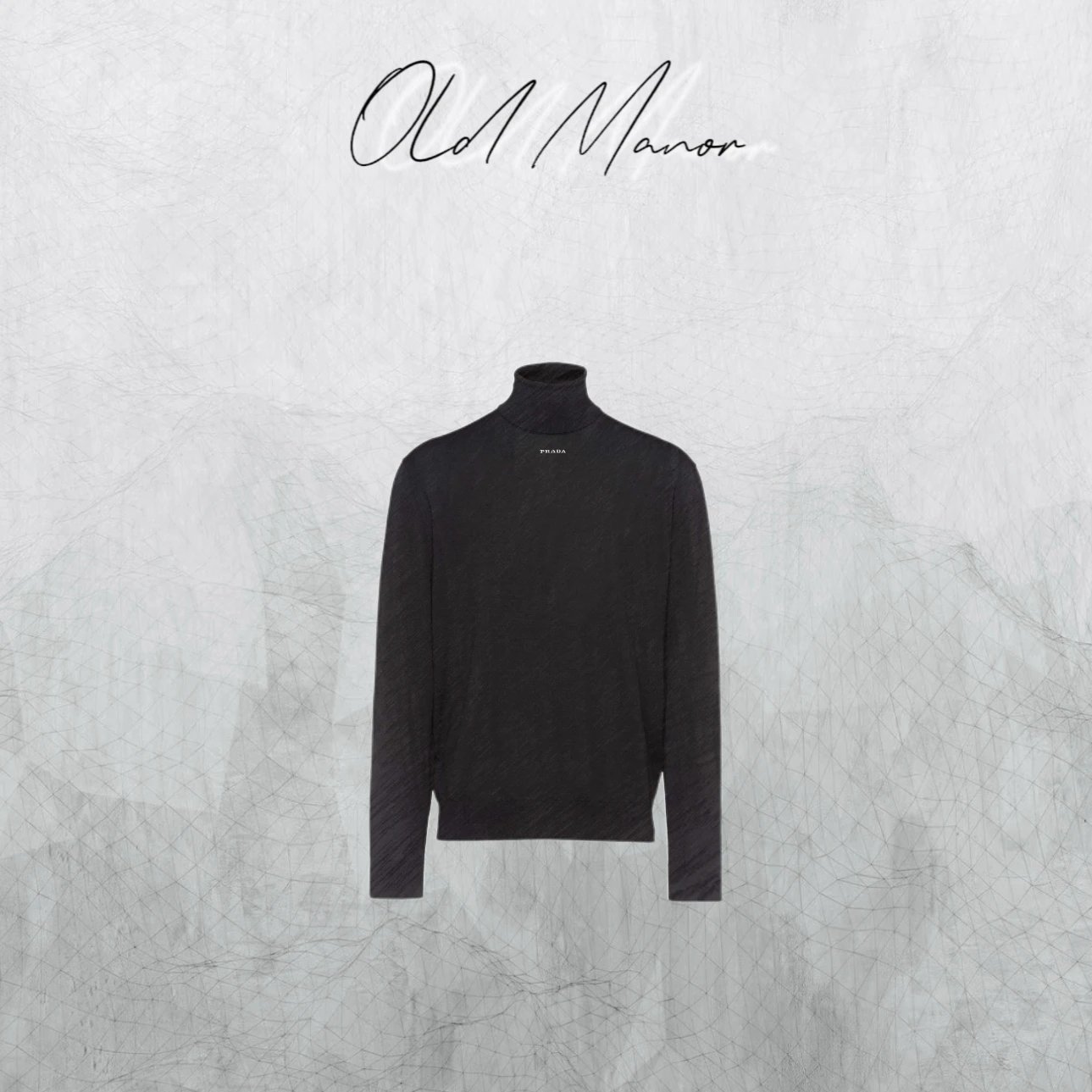 Old Manor PD wool high neck sweater
