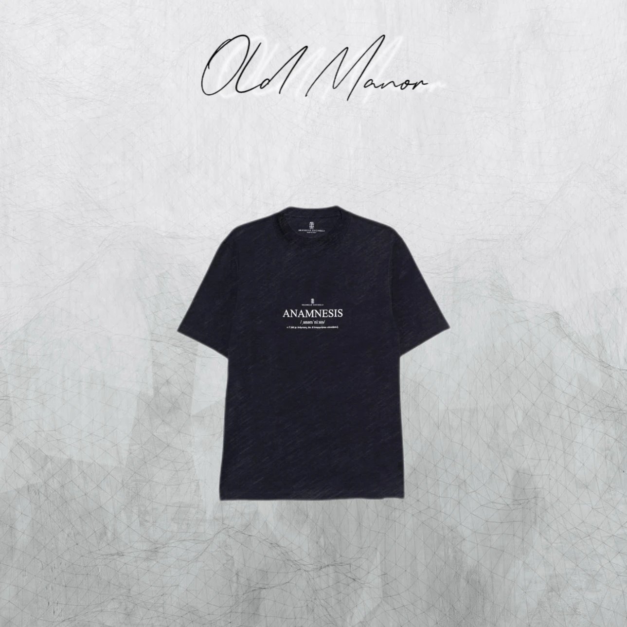 Old Manor BC Printed Cotton Crew Neck T-Shirt