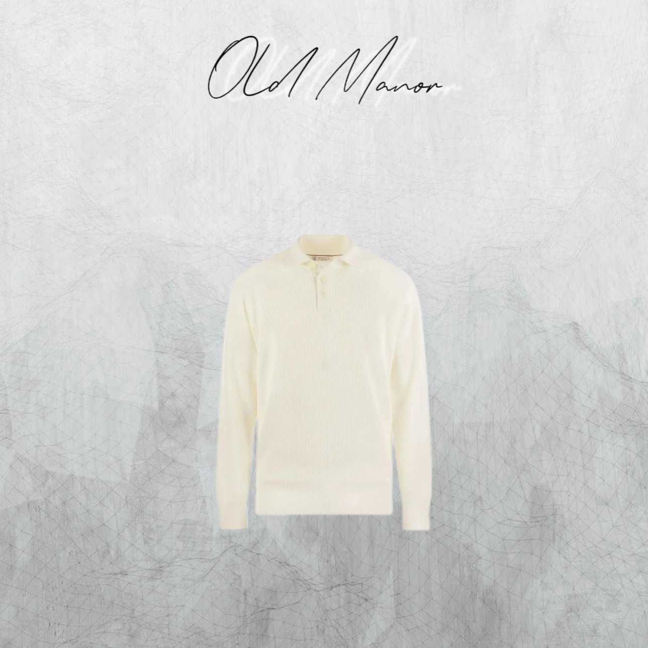 Old Manor BC Knit Cream Polo Shirt