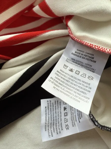 Nike x Supreme Rugby Shirt Red and White Striped Polo - 29