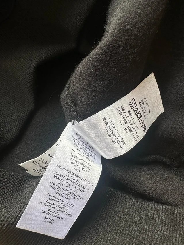 Polo Ralph Lauren Color-Block Hoodie in Black, Beige, and Army Green - 19