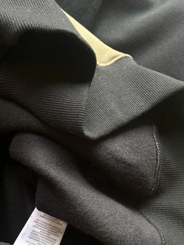 Polo Ralph Lauren Color-Block Hoodie in Black, Beige, and Army Green - 18