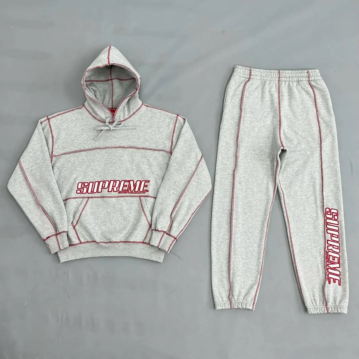 Supreme Side Logo Sweatpants Black - 17