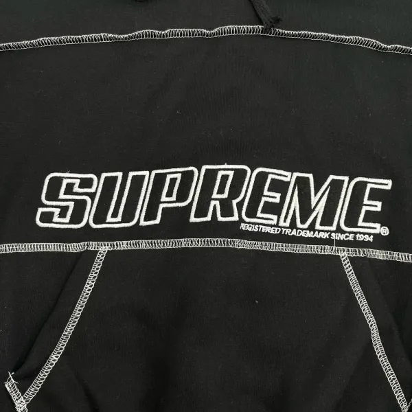Supreme Side Logo Sweatpants Black - 11