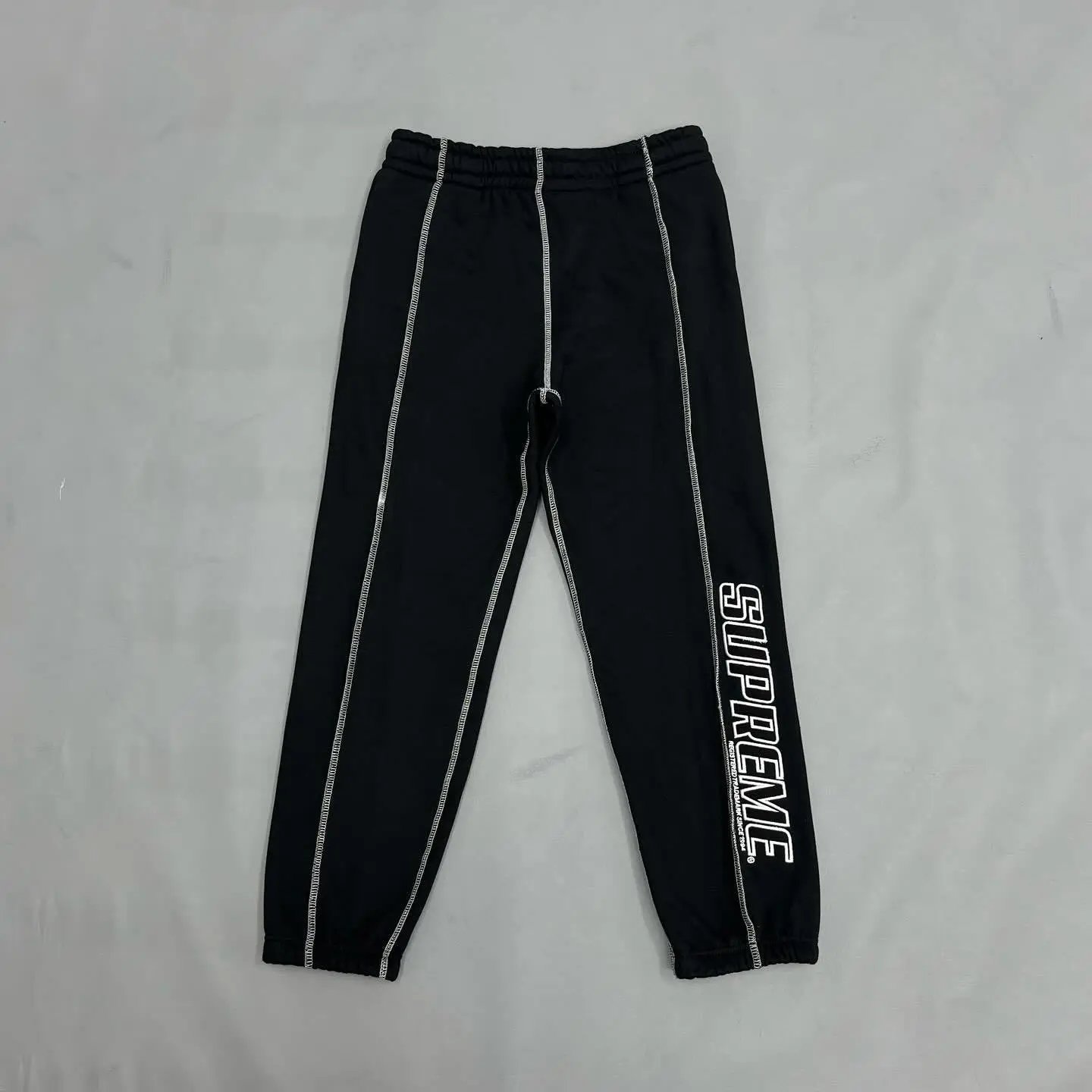 Supreme Side Logo Sweatpants Black - 12