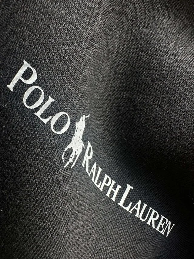 Polo Ralph Lauren Color-Block Hoodie in Black, Beige, and Army Green - 11