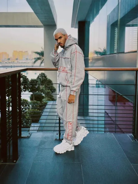 Supreme Side Logo Sweatpants Black - 4