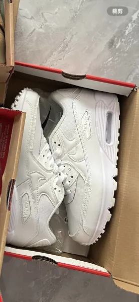 Nike Air Max 90 White Sneakers - 1