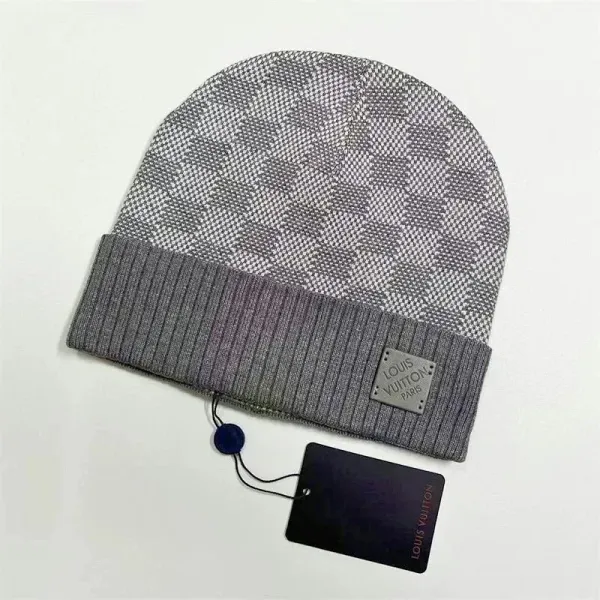 Louis Vuitton Damier Graphite Beanie Hat - 1