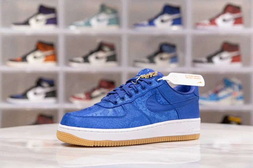 Nike AF1 Blue Silk High Top