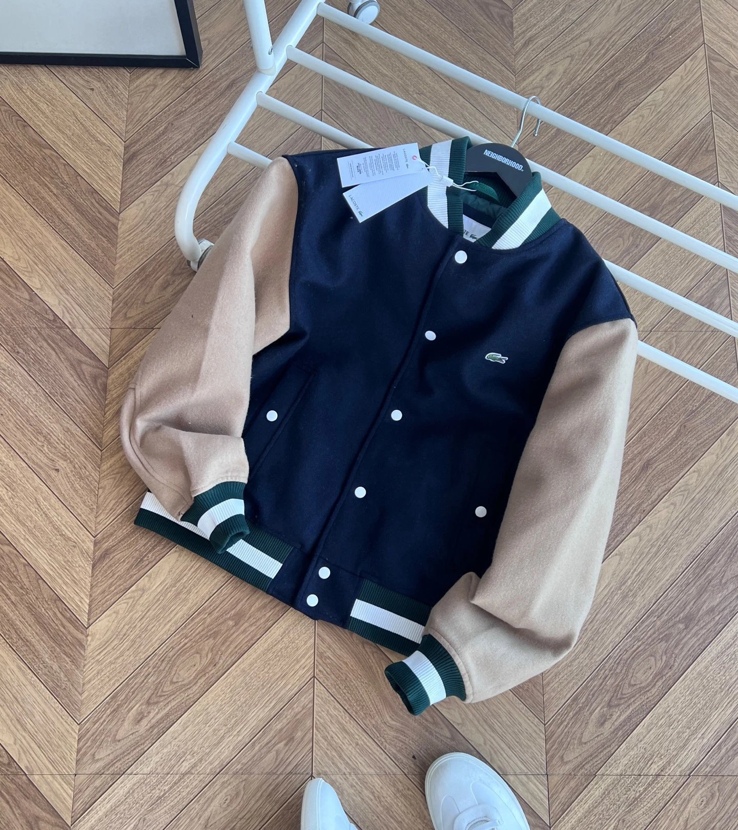 Lacoste Wool Flight Jacket