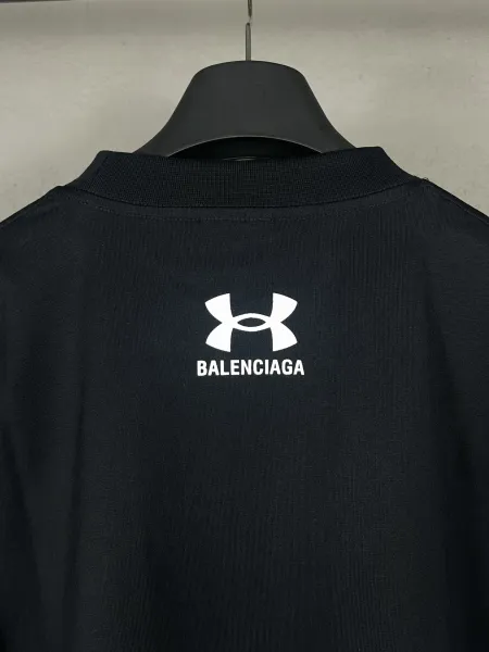Under Armour x Balenciaga Logo Tee Black T-Shirt - 12