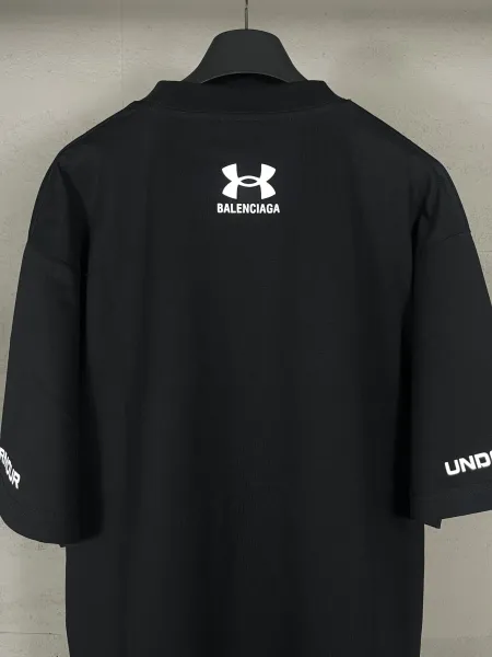Under Armour x Balenciaga Logo Tee Black T-Shirt - 13