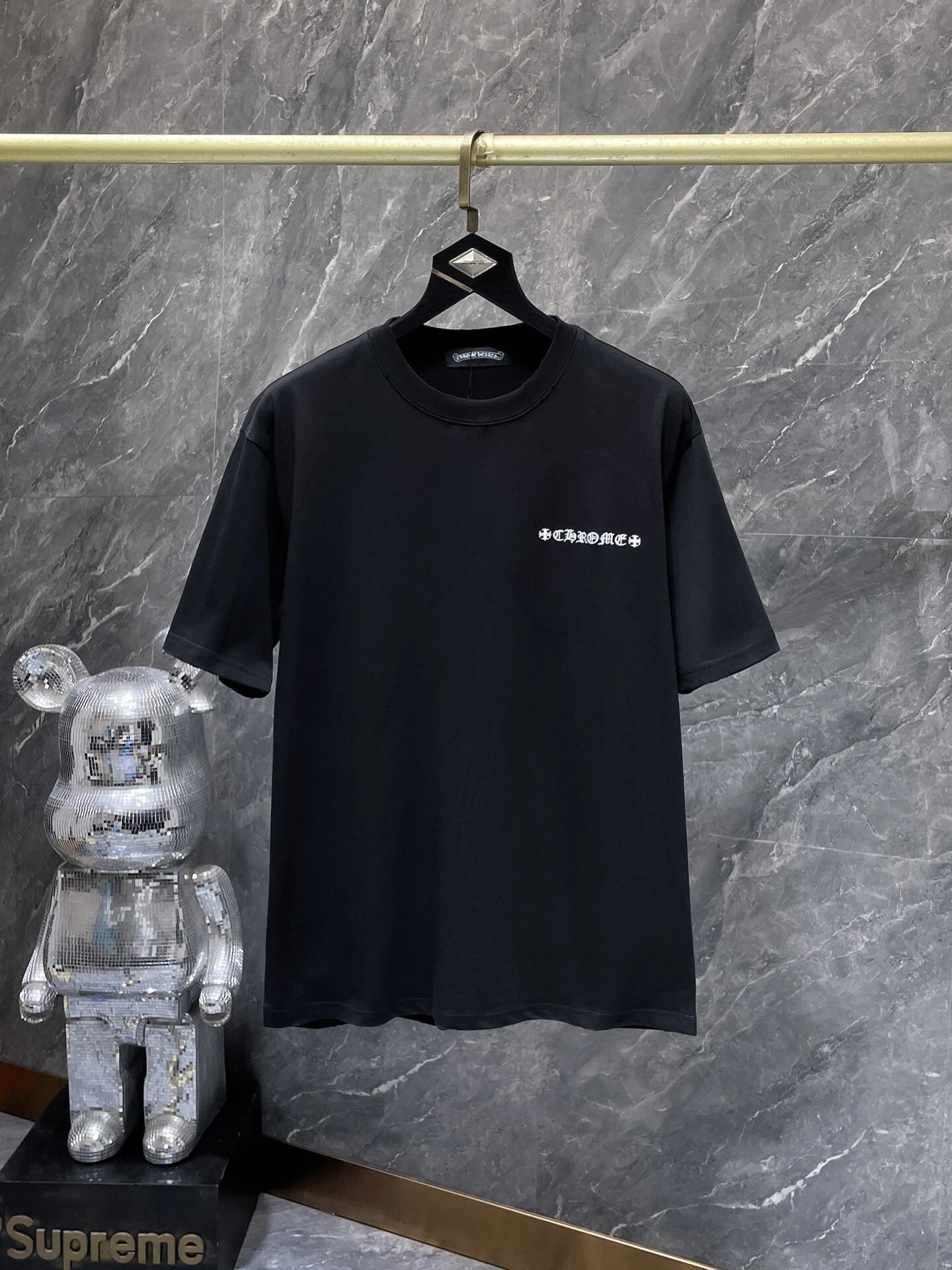 Chrome Hearts 25SS Distressed Colorblock Graffiti Embroidered T-Shirt photo 2