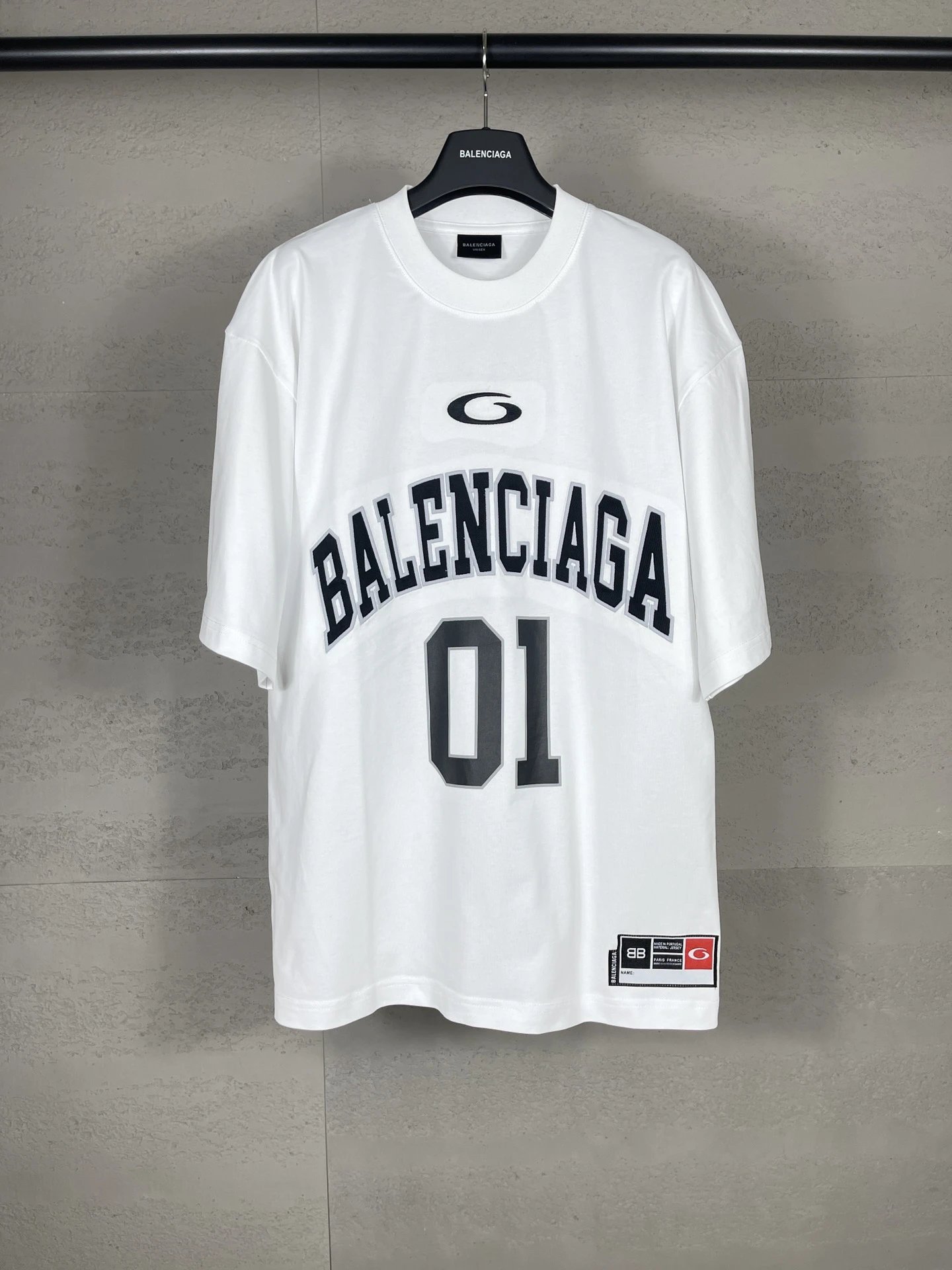 Basketball Jersey Embroidered Long Sleeve T-Shirt photo 5