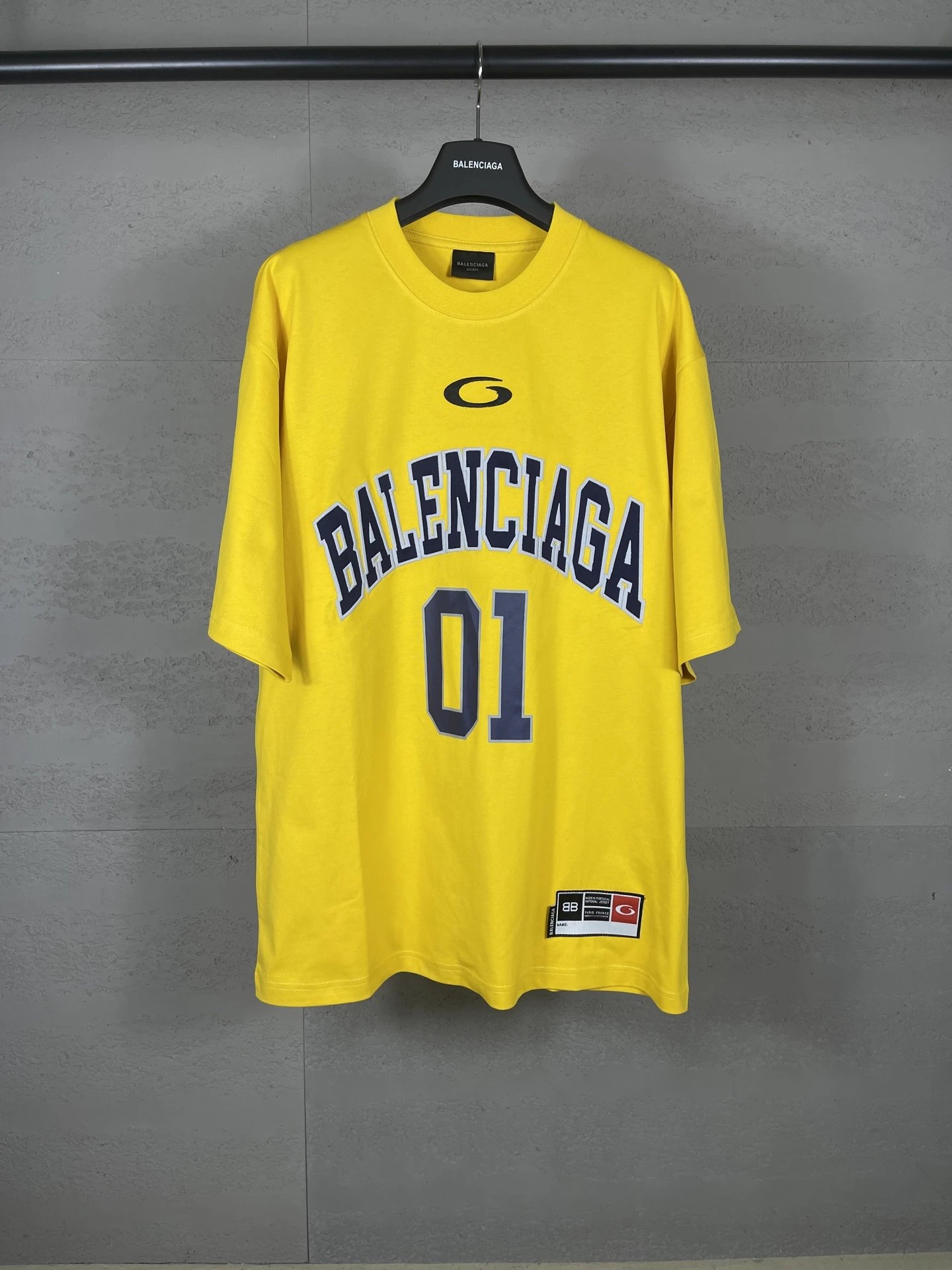 Basketball Jersey Embroidered Long Sleeve T-Shirt photo 3