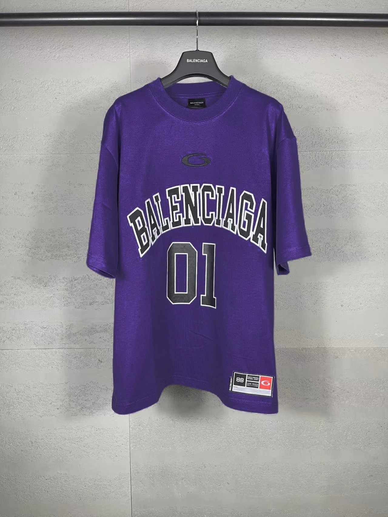Basketball Jersey Embroidered Long Sleeve T-Shirt photo 4