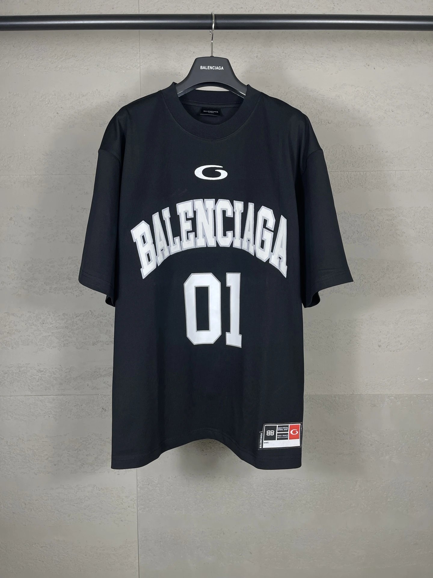 Basketball Jersey Embroidered Long Sleeve T-Shirt photo 6