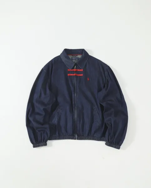 Polo Ralph Lauren Denim Windbreaker Jacket Navy - 1