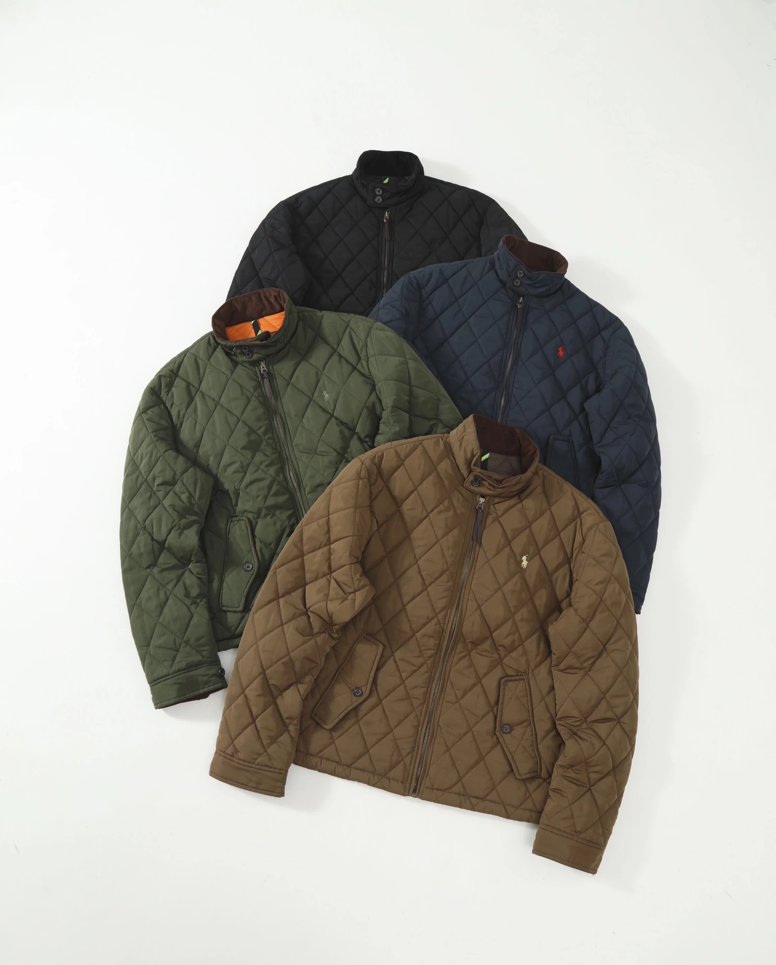 Ralph Lauren Diamond Quilted Stand Collar Jacket