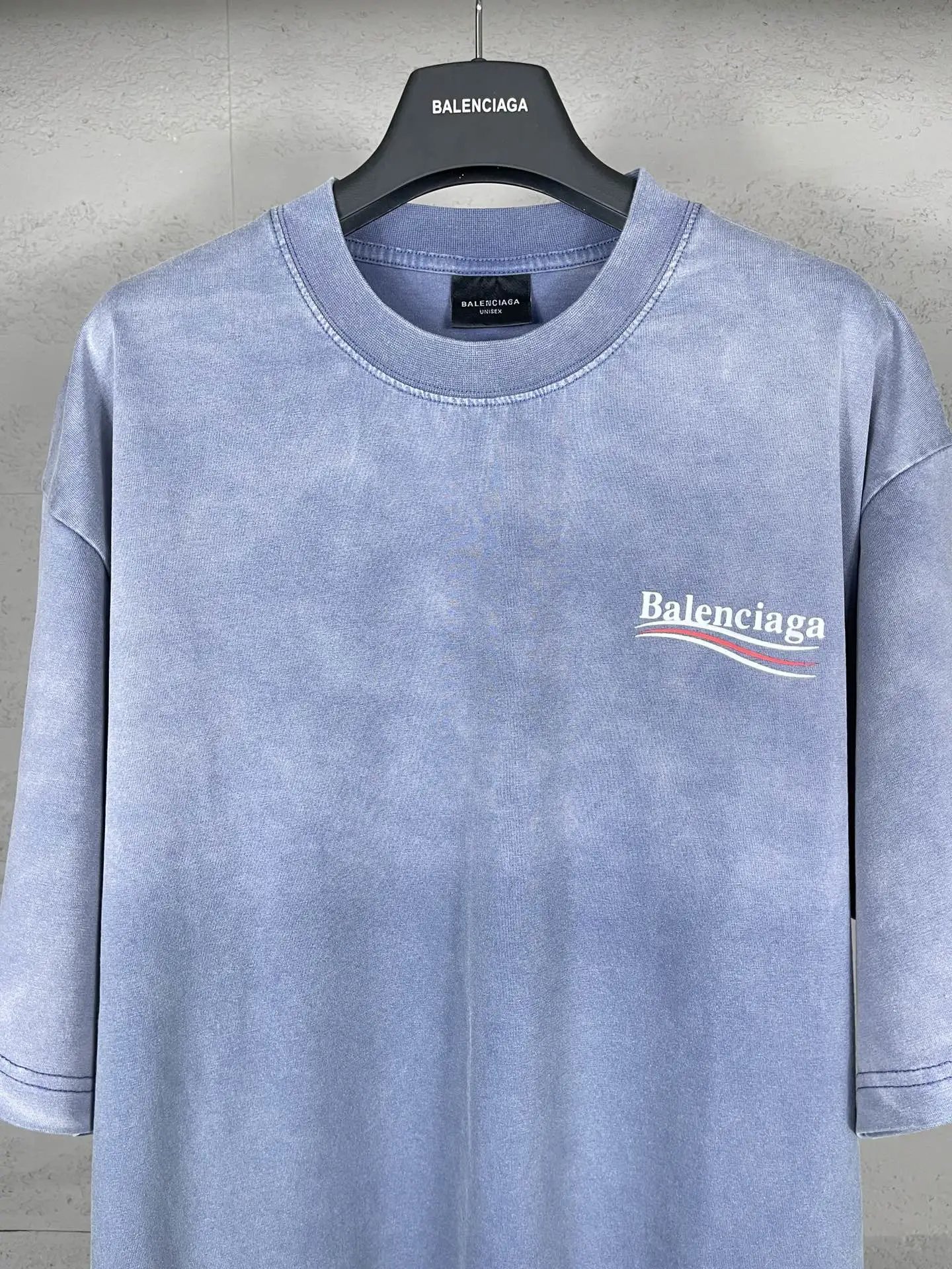Cola Wave Logo Ripped Oversized T-Shirt photo 5