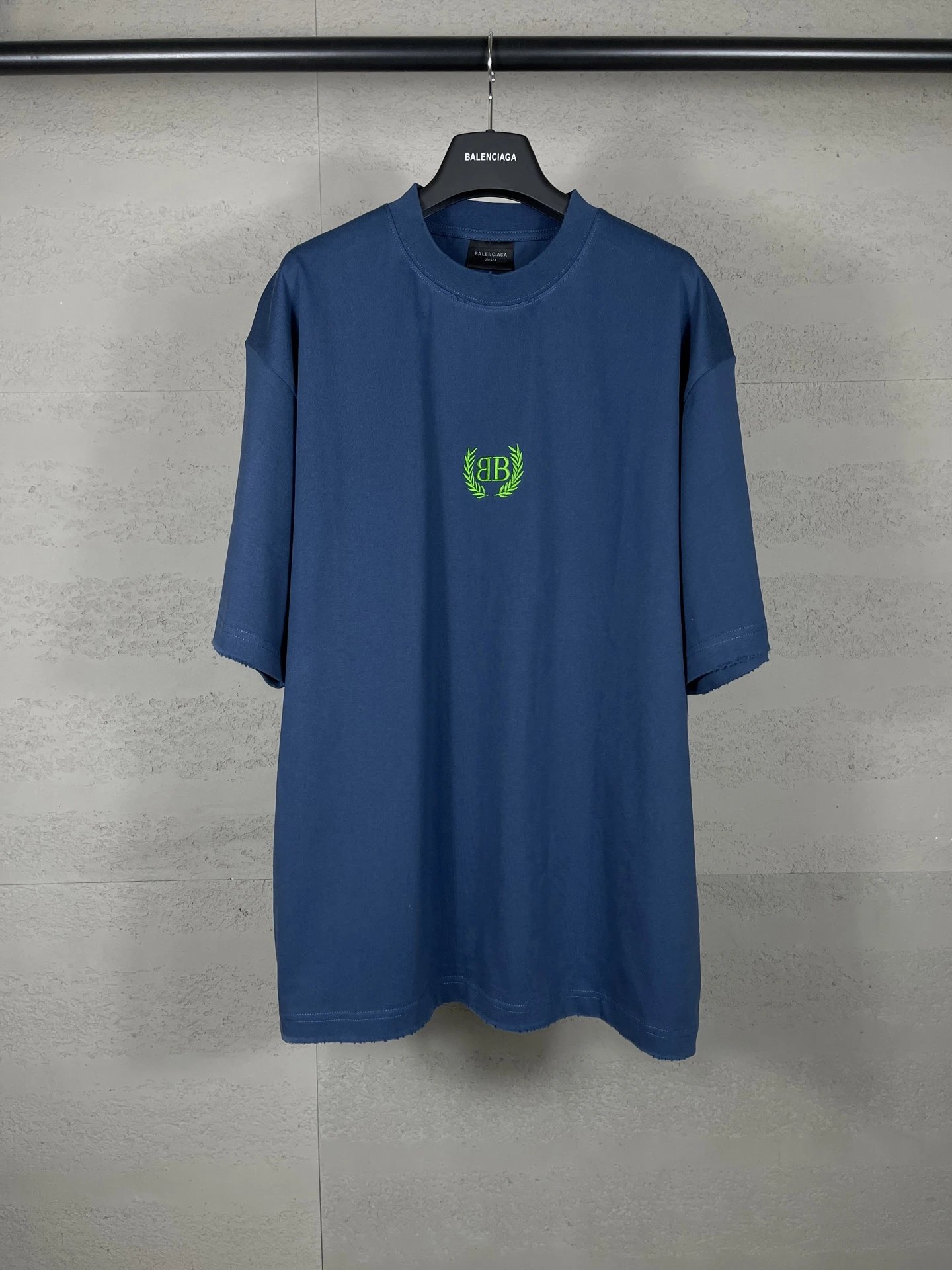 Balenciaga Wheat Letter Logo Embroidery T-Shirt
