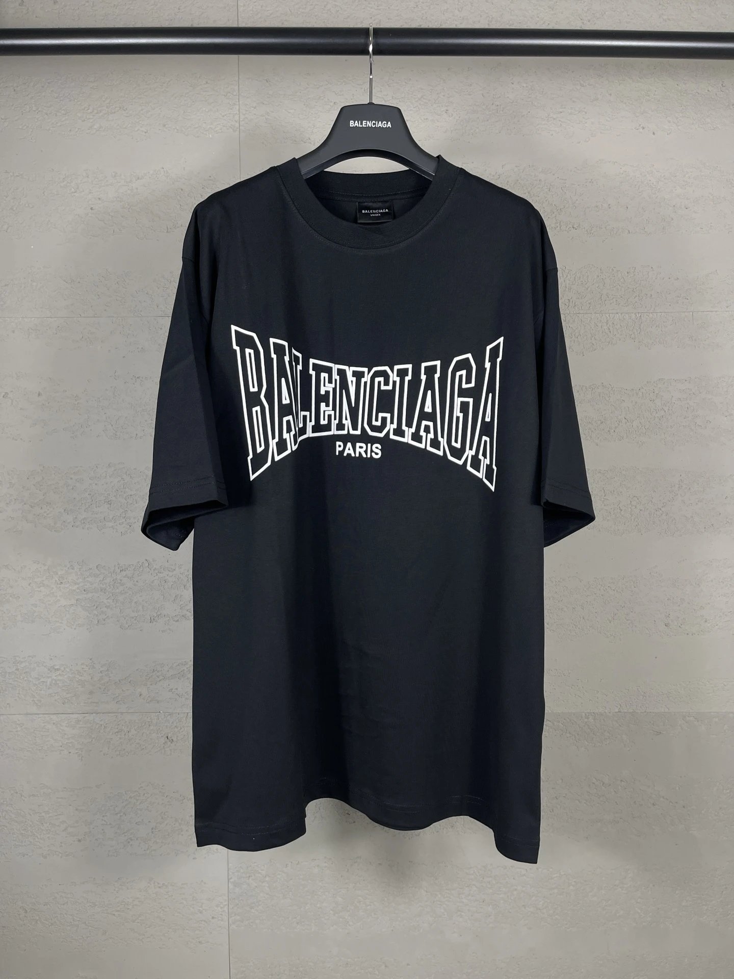 Letter Print Cracked T-Shirt