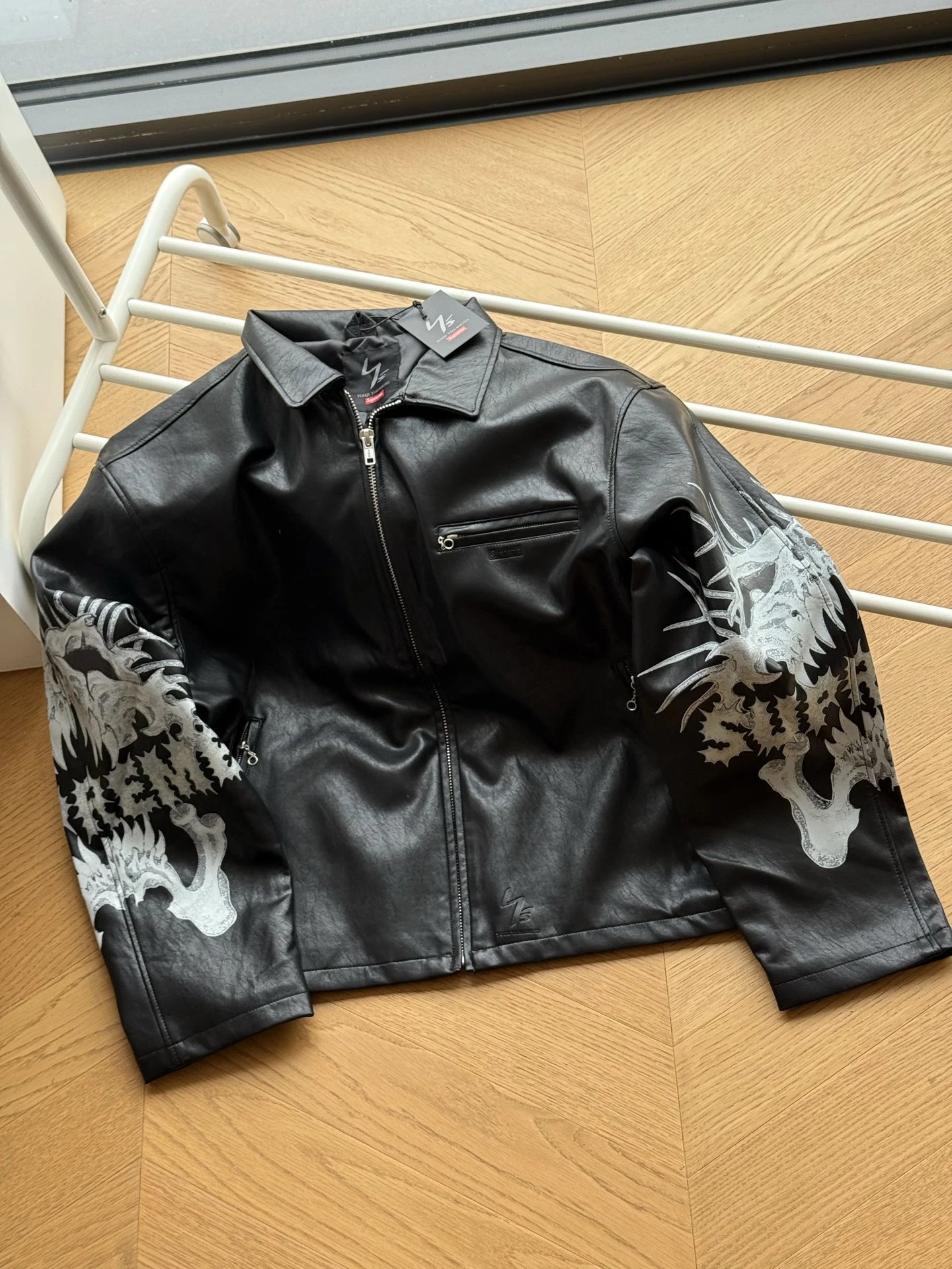 Supreme x Yohji Yamamoto Leather Jacket FW25 photo 4