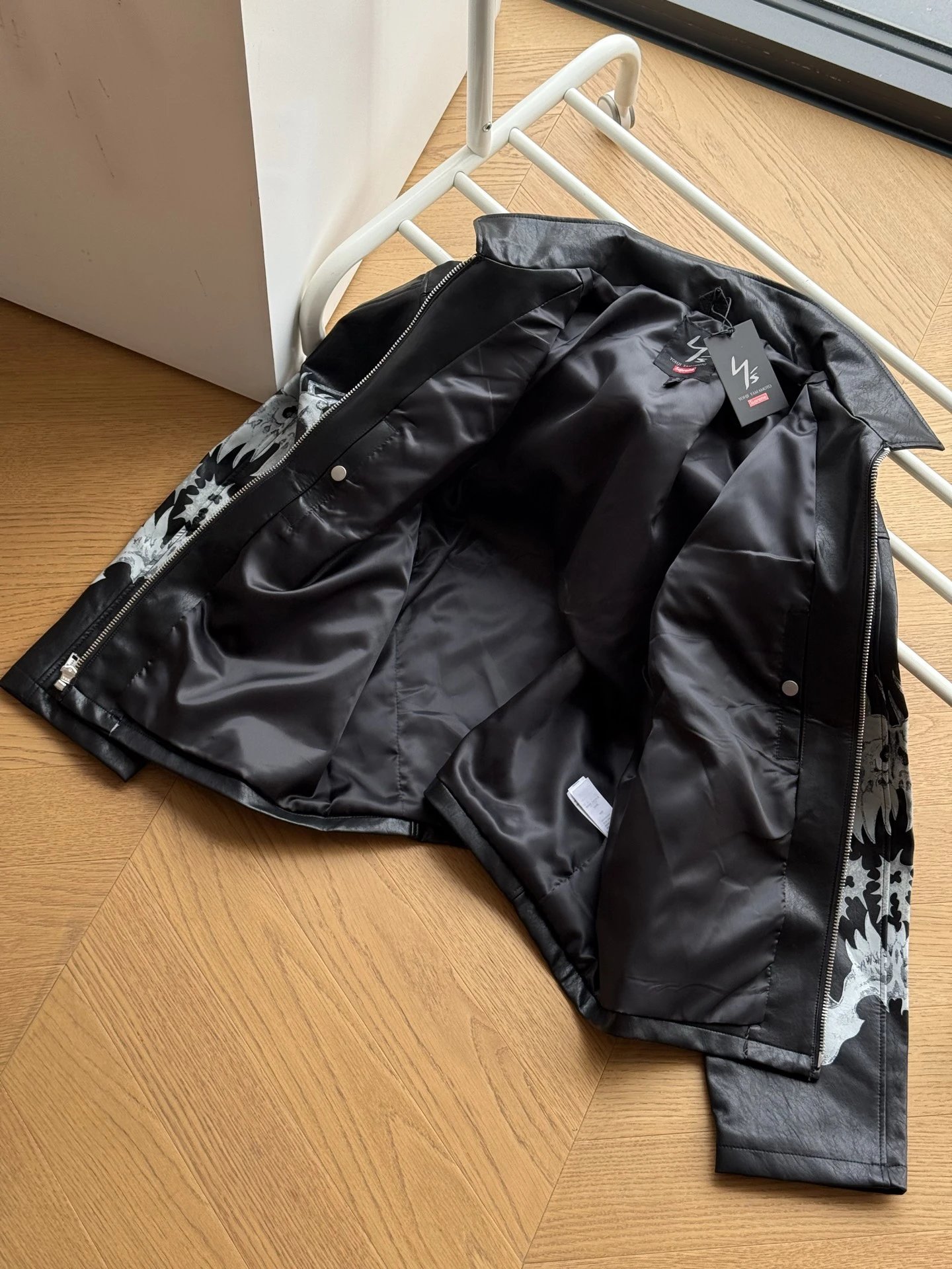 Supreme x Yohji Yamamoto Leather Jacket FW25 photo 8