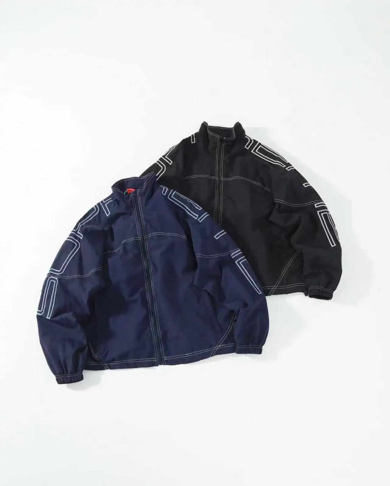 Supreme Embroidered Logo Coach Jacket