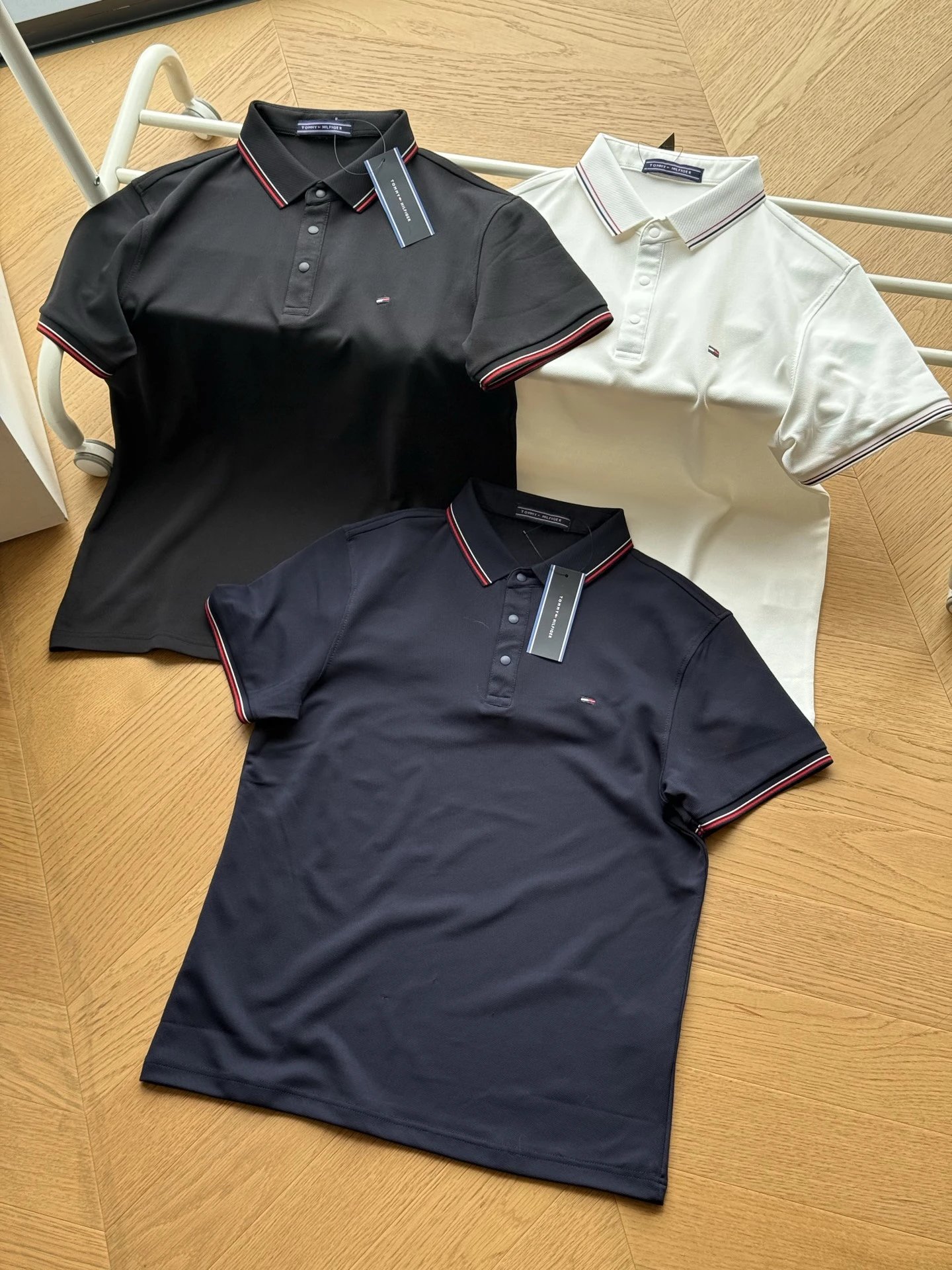 Tommy Hilfiger 3D Embroidered Polo Shirt